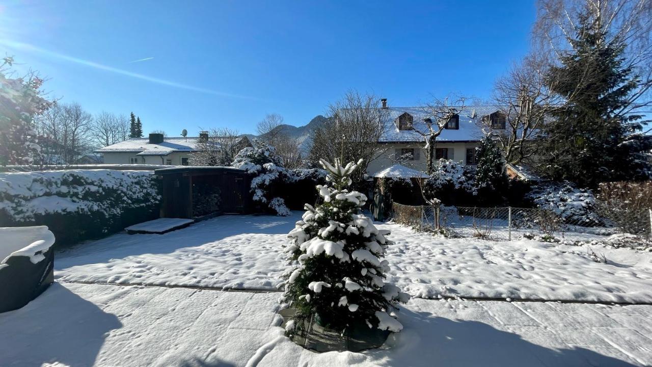 Large Holiday Apartment With Sauna, Terrace, Garden And Open Fireplace Lenggries Exterior foto